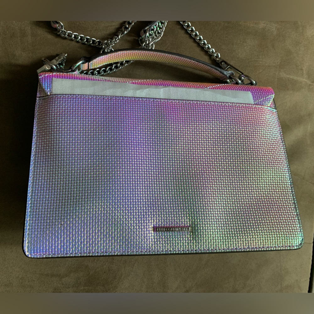 NWOT Rare Rebecca Minkoff Iridescent Je T'Aime Medium Crossbody Shoulder Bag - Picture 7 of 16
